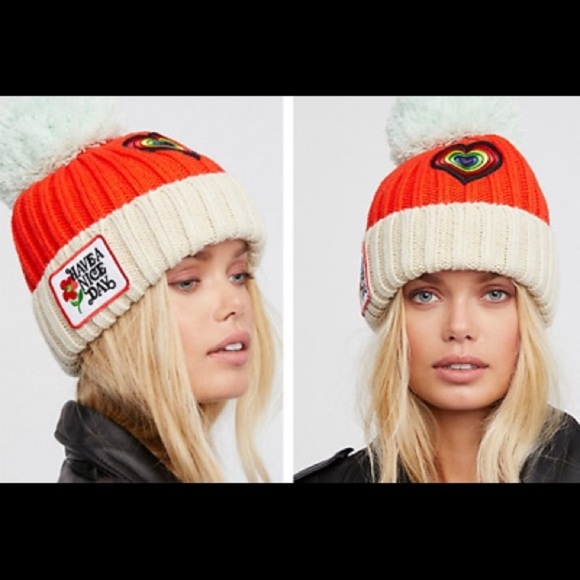 Free People Have A Nice Day Beanie 